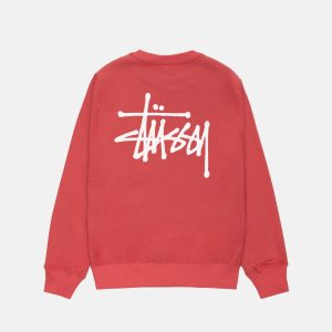 BASIC RED STÜSSY CREW