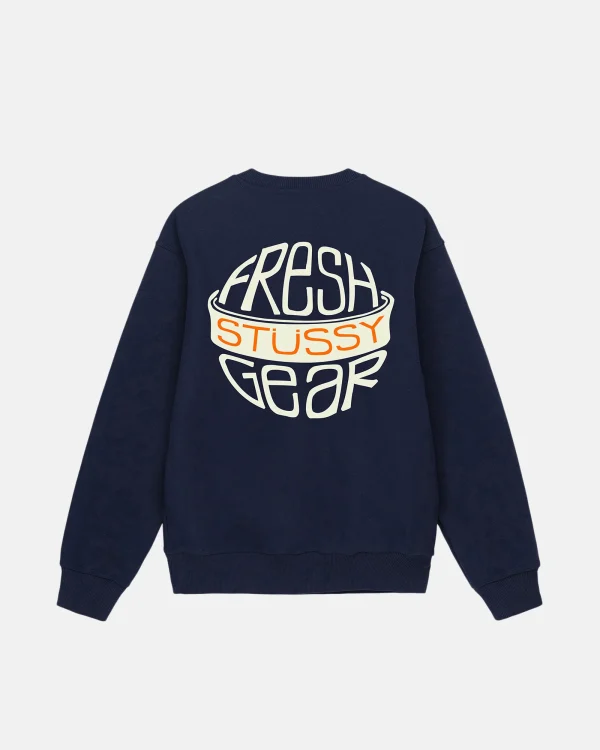 FRESH GEAR NAVY BLUE CREW