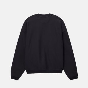 STÜSSY SPORT RELAXED OVERSIZED CREW – Black