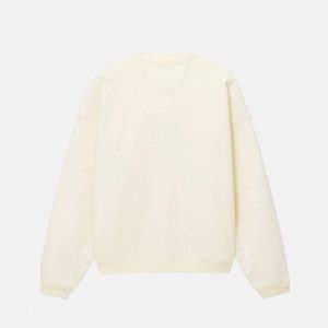 STÜSSY SPORT RELAXED OVERSIZED CREW – Cream