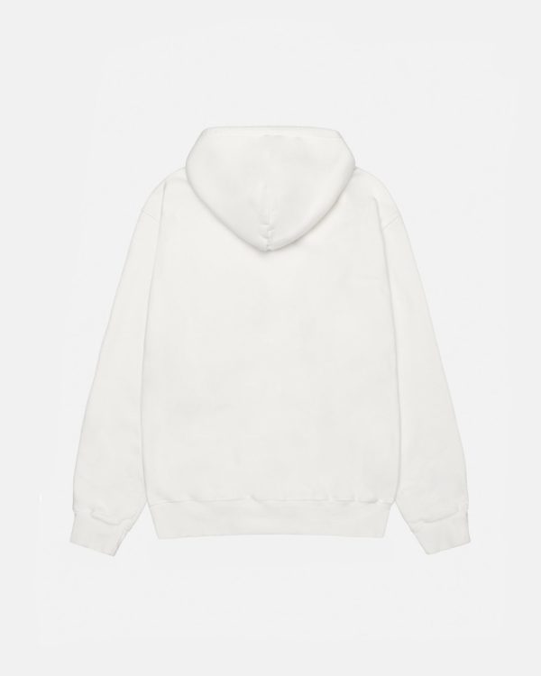 STÜSSY STAR HOODIE PIGMENT DYED OFF WHITE