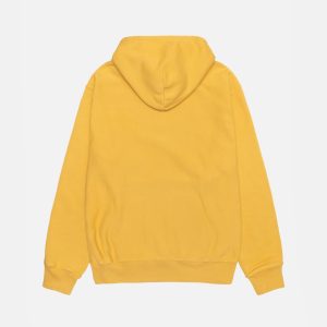 STÜSSY STAR HOODIE PIGMENT DYED YELLOW