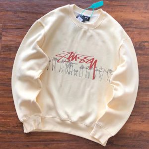 Stussy People Stripe Crew Sweatshirt