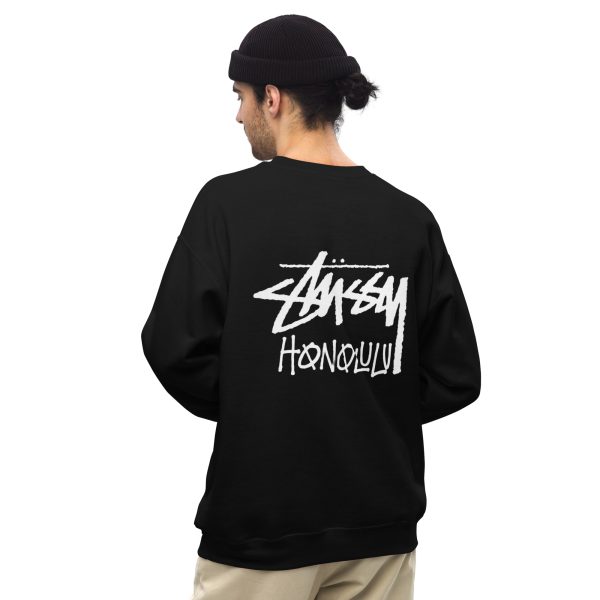 STUSSY HONOLULU SWEATSHIRT BLACK