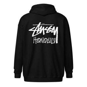 STUSSY HONOLULU FLEECE ZIP UP HOODIE