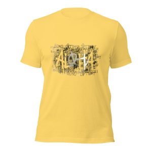 STUSSY HONOLULU ALOHA T-SHIRT YELLOW